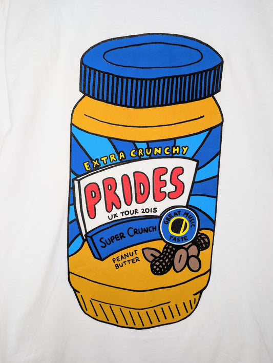 PRIDES "Extra Crunchy" UK Tour T-Shirt 2015 - Ultra Rare Find!